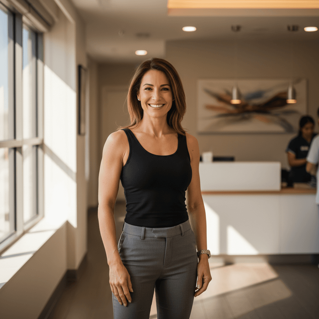 Patient after weight loss surgery